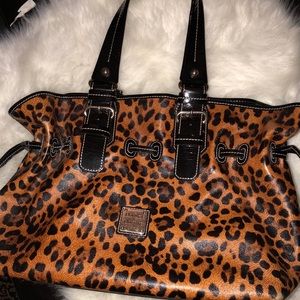 DOONEY & BOURKE CHEETAH PRINT HANDBAG